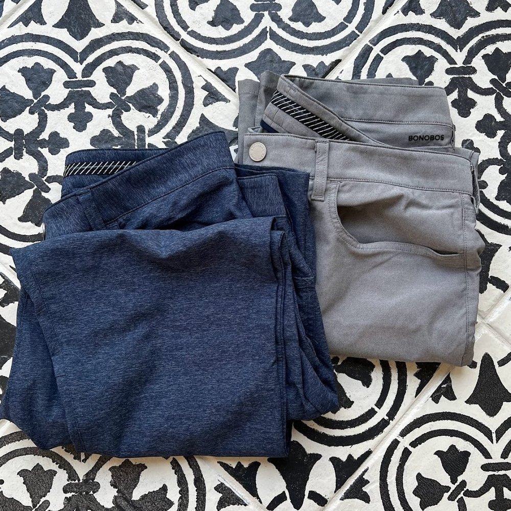 Bonobos Performance Link 5-Pocket Pants - 2 Pairs - 36/32 Tailored